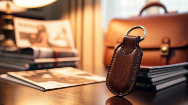 Découvrez les porte-clés en cuir pour homme : style et robustesse