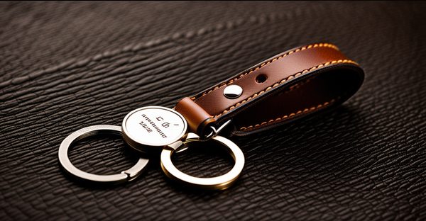 Porte-clés pour homme : Élégance et durabilité en cuir naturel